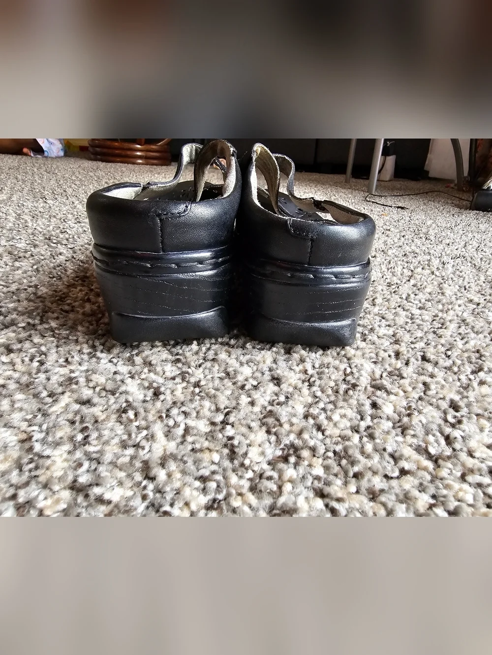 Klogs Kids Black Mary Jane Comfort Shoe